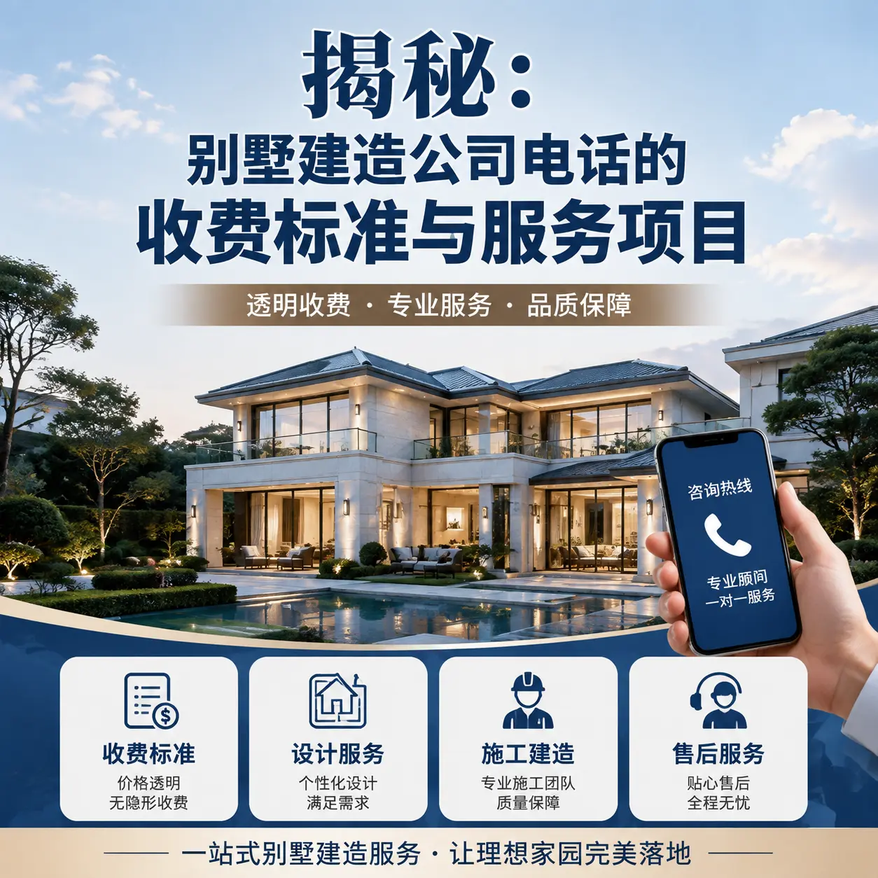 揭秘：白云别墅建造公司电话的收费标准与服务项目