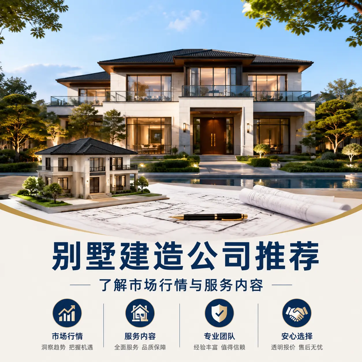 白云 别墅建造公司推荐：了解市场行情与服务内容