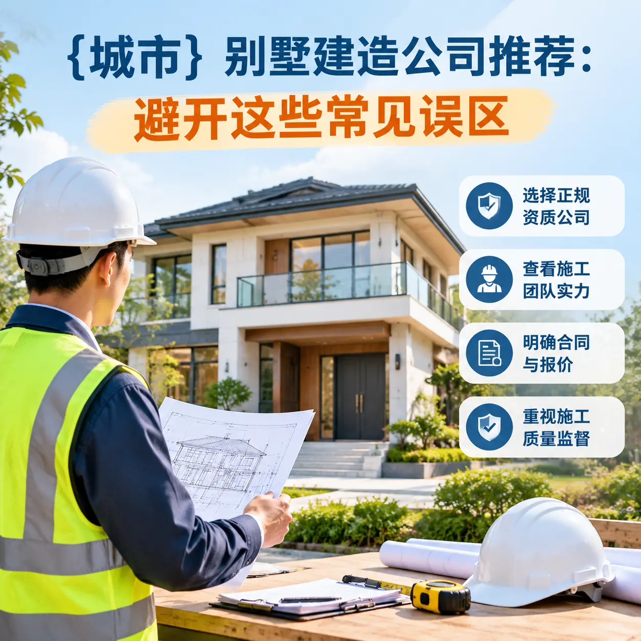 白云 别墅建造公司推荐：避开这些常见误区