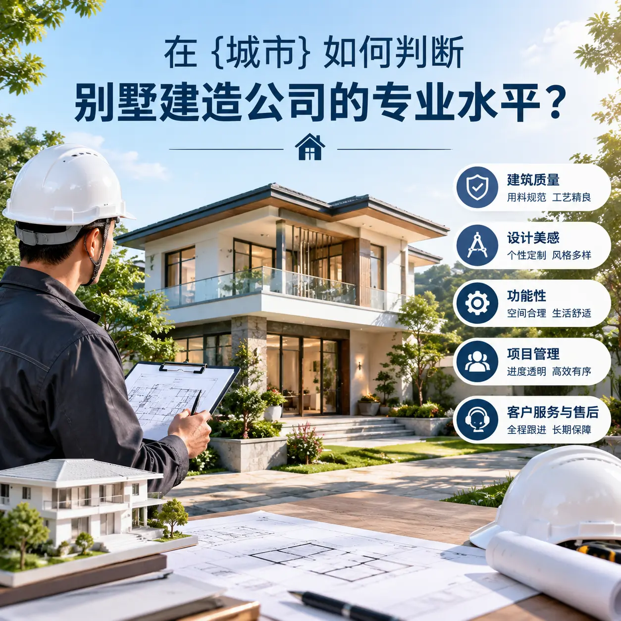 在 白云 如何判断别墅建造公司的专业水平？
