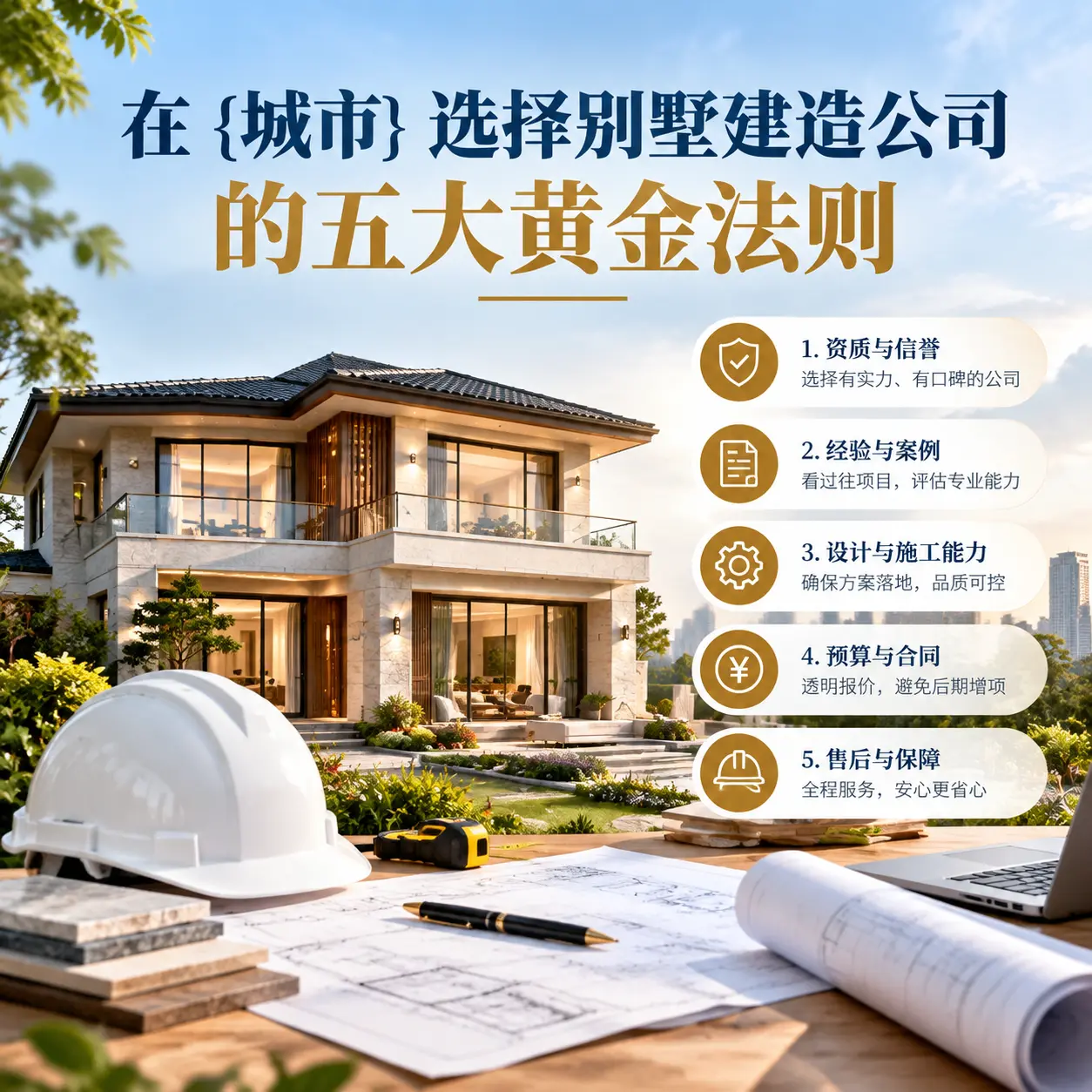 在 白云 选择别墅建造公司的五大黄金法则