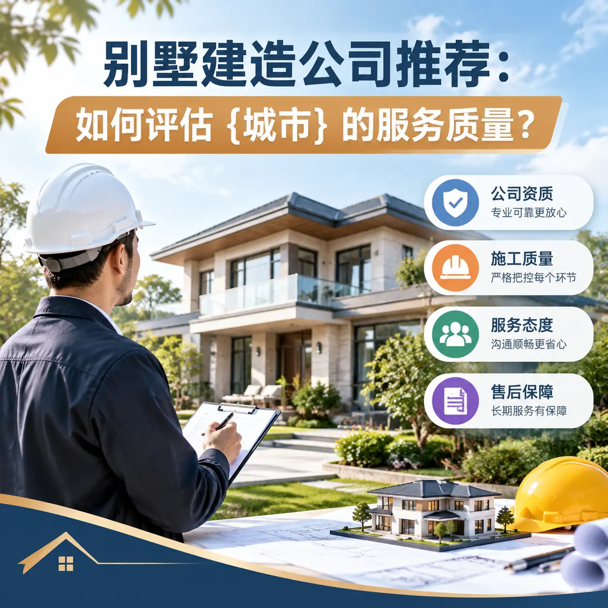 别墅建造公司推荐：如何评估 白云 的服务质量？