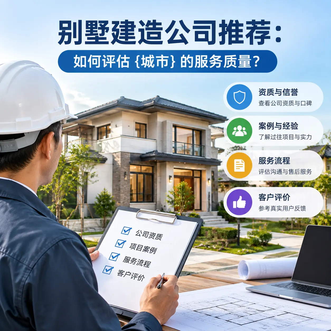 别墅建造公司推荐：如何评估 白云 的服务质量？