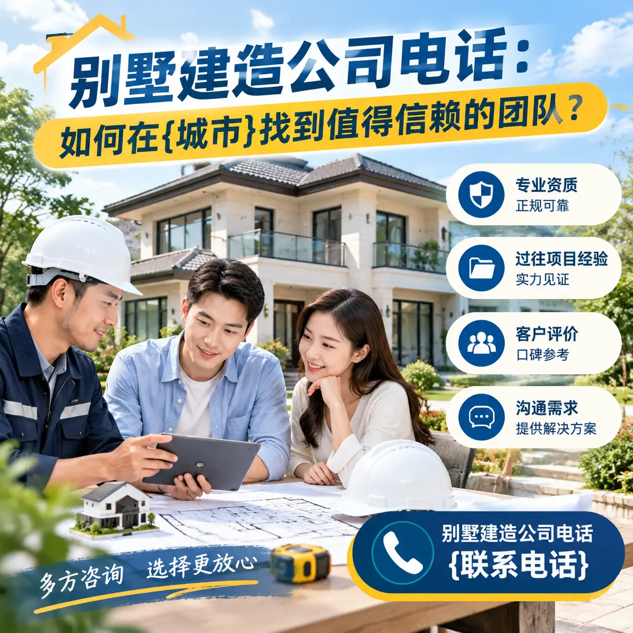 别墅建造公司电话：如何在白云找到值得信赖的团队？