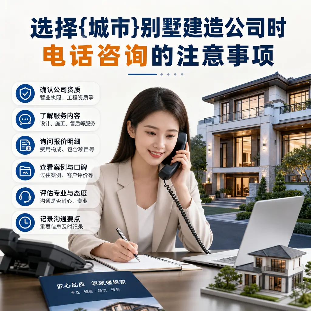 选择白云别墅建造公司时，电话咨询的注意事项