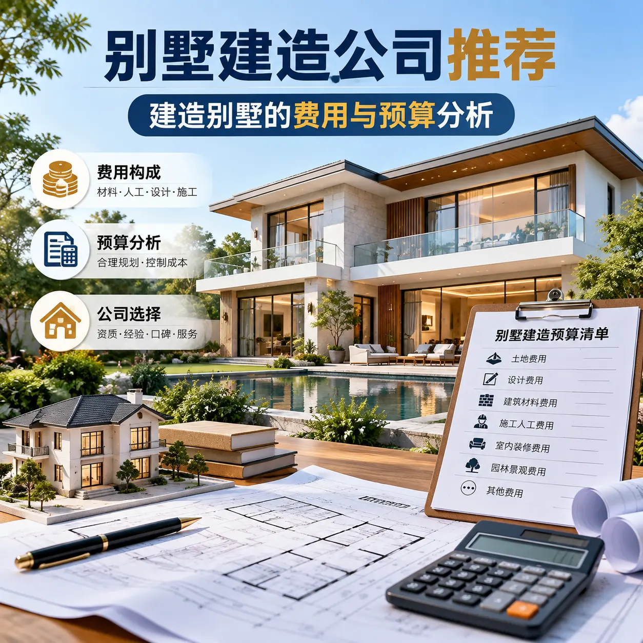 别墅建造公司推荐： 白云 建造别墅的费用与预算分析