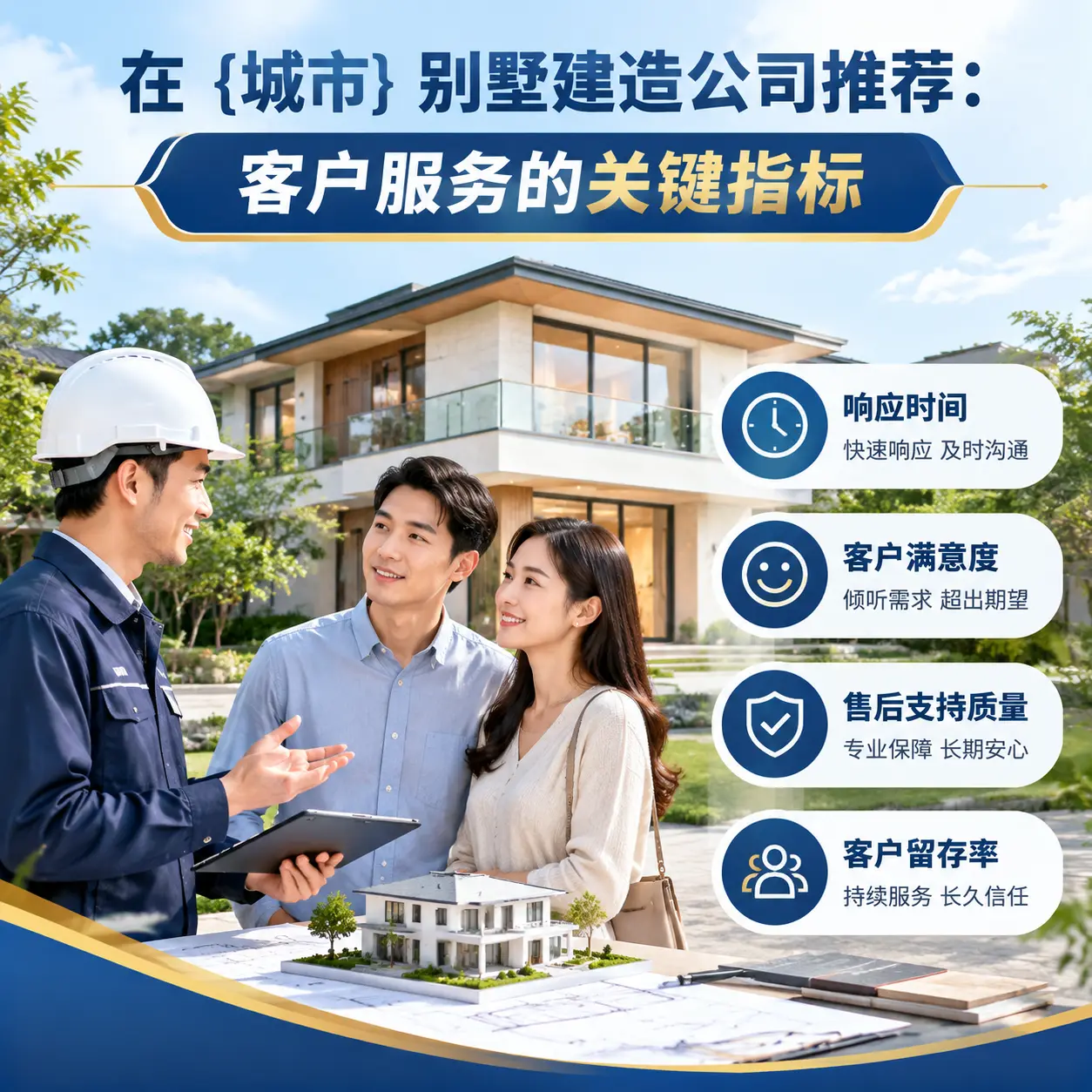 在 白云 别墅建造公司推荐：客户服务的关键指标