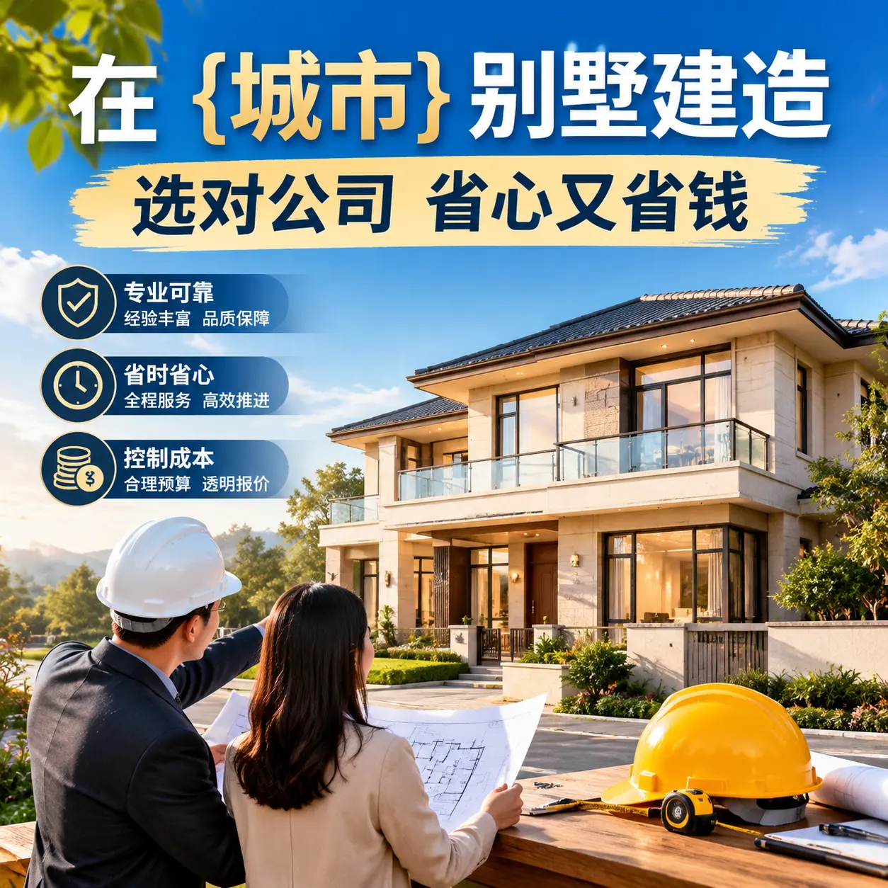 在 白云 别墅建造，选对公司省心又省钱