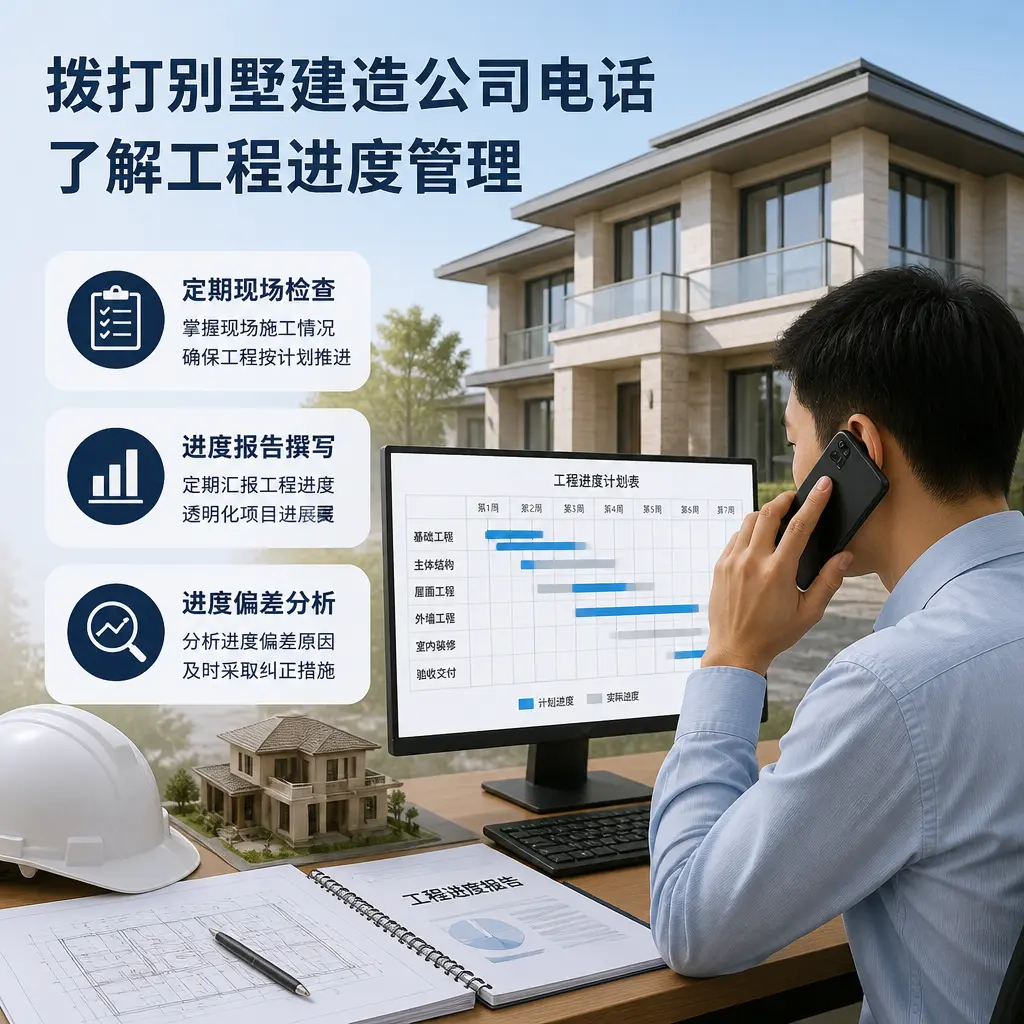拨打白云别墅建造公司电话，了解工程进度管理