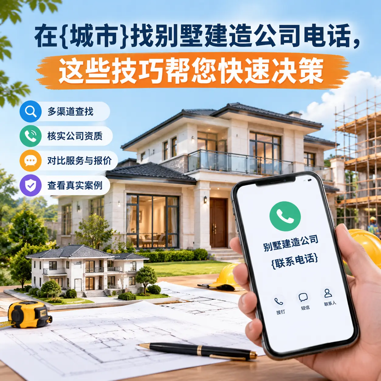 在白云找别墅建造公司电话，这些技巧帮您快速决策