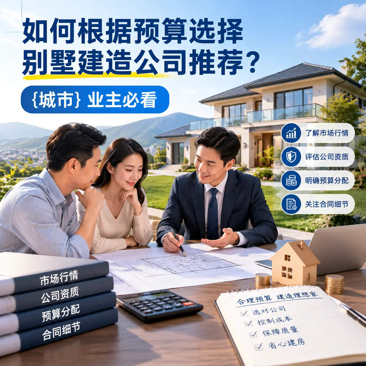 如何根据预算选择别墅建造公司推荐？ 白云 业主必看