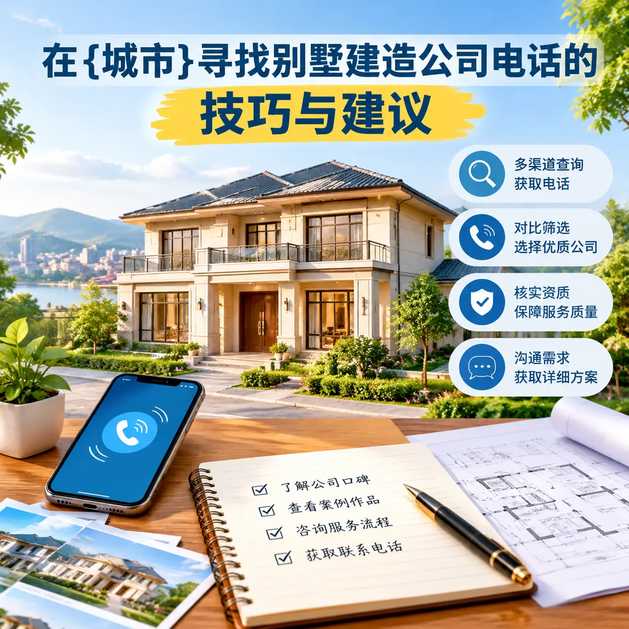在白云寻找别墅建造公司电话的技巧与建议