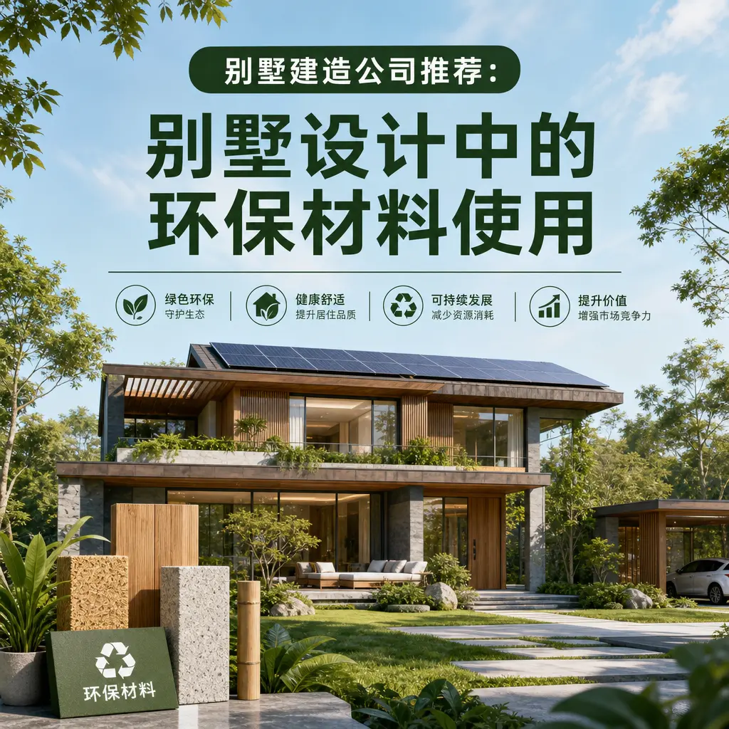 别墅建造公司推荐: 白云 别墅设计中的环保材料使用
