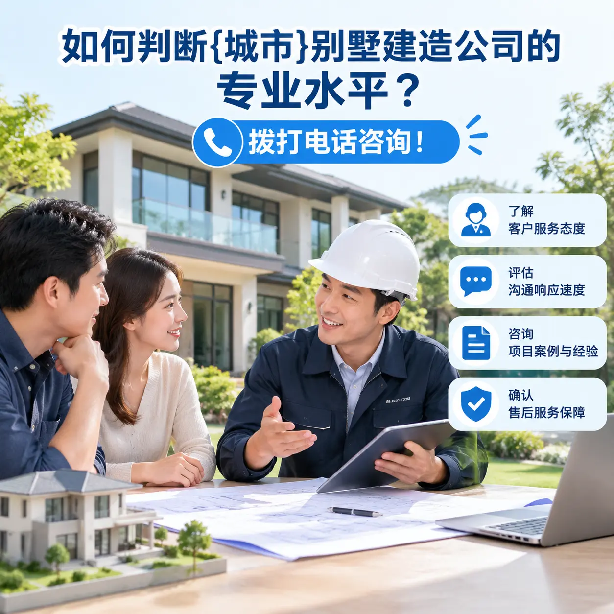 如何判断白云别墅建造公司的专业水平？拨打电话咨询！