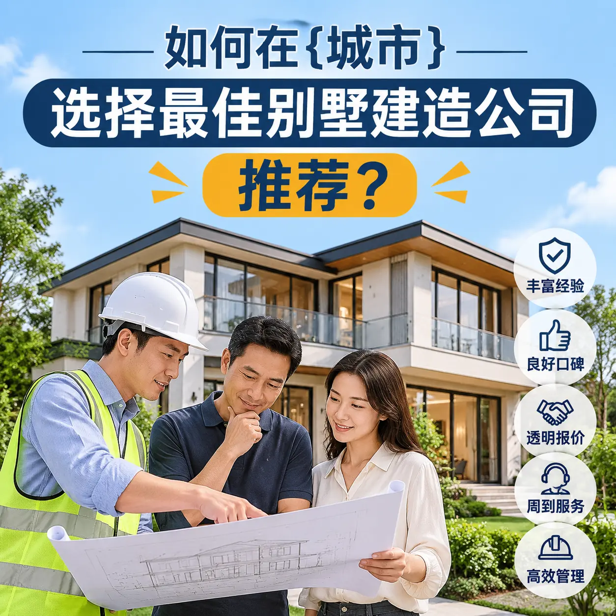 如何在 白云 选择最佳别墅建造公司推荐？